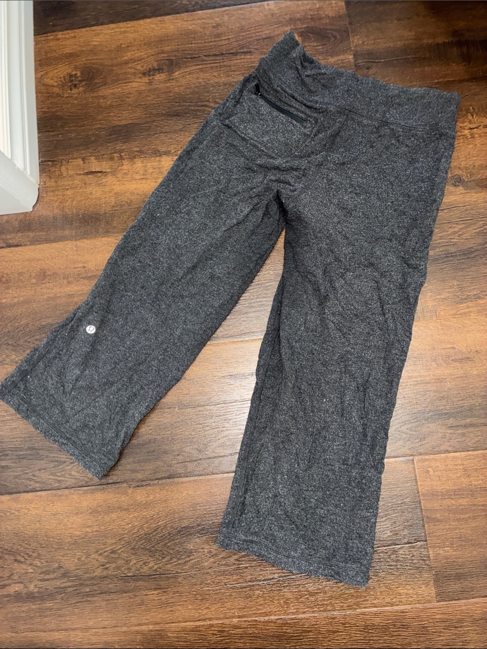 Vintage LULULEMON Dark Charcoal YOGA Pants SZ 4
